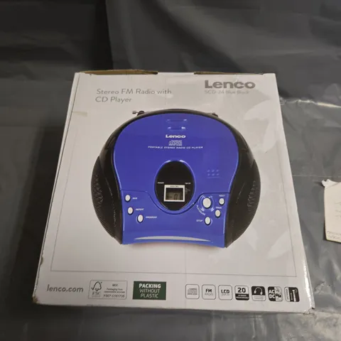STEREO FM RADIO WITH CD PLAYER