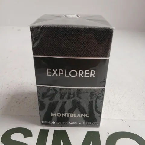 BOXED AND SEALED MONT BLANC EXPLORER EAU DE PARFUM 100ML