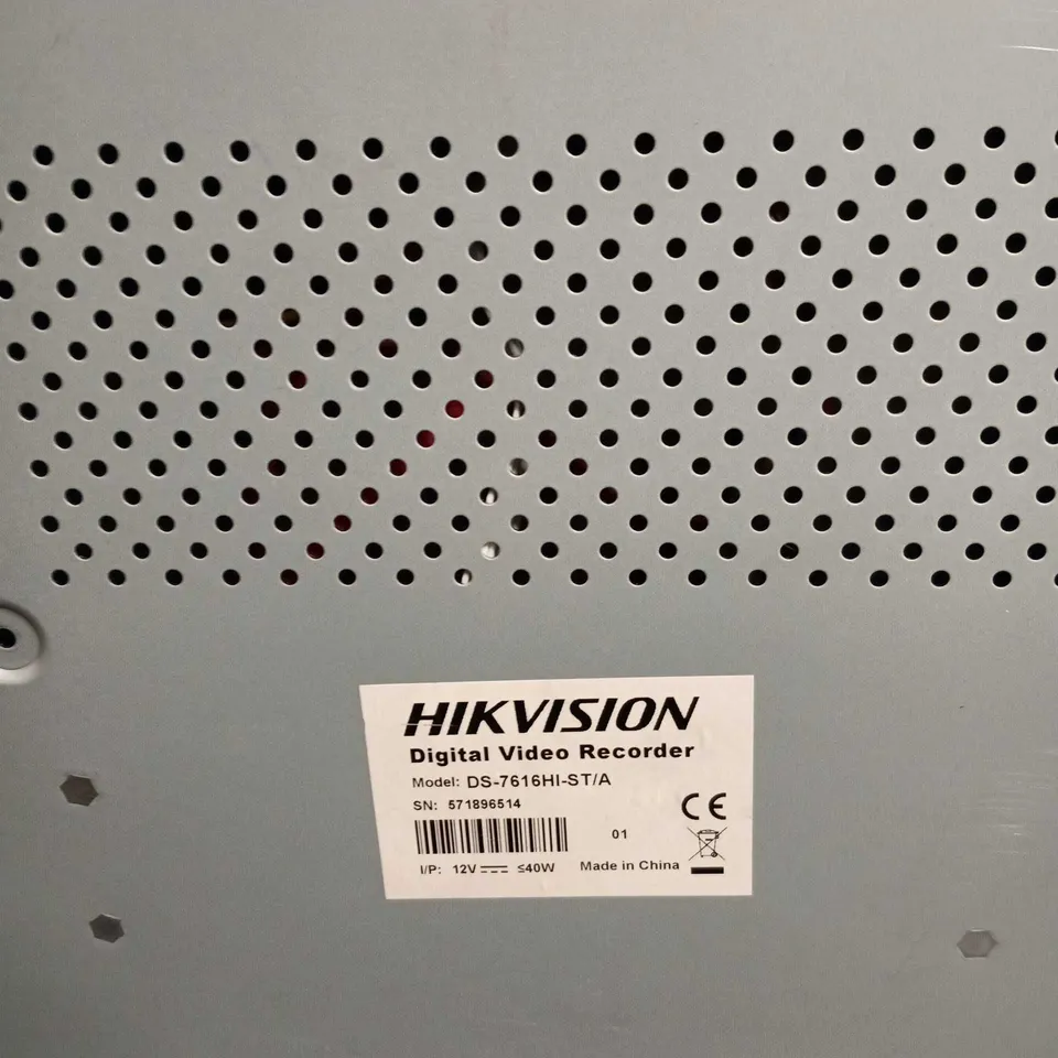 HIKVISION DIGITAL VIDEO RECORDER DS-7616HI-ST/A – 16-CHANNEL DVR 