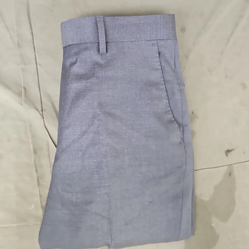 CHARLES TYRWHITT AIRFORCE BLUE SLIM FIT NATURAL STRETCH TWILL SUIT TROUSERS SIZE 30/30