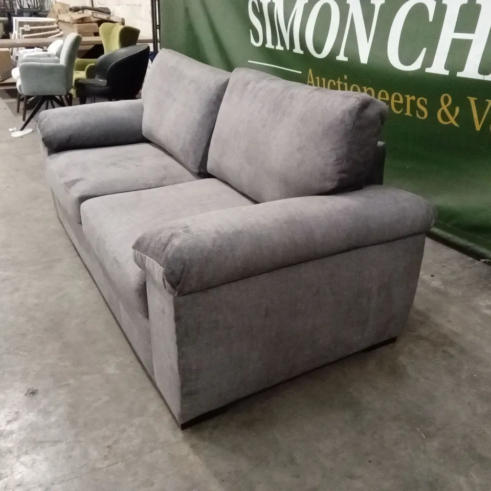 ELIZA FABRIC 3 SEATER SOFA - GREY RRP £749