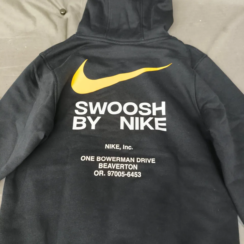 NIKE KIDS PULL-OVER HOODY IN BLACK SIZE LARGE