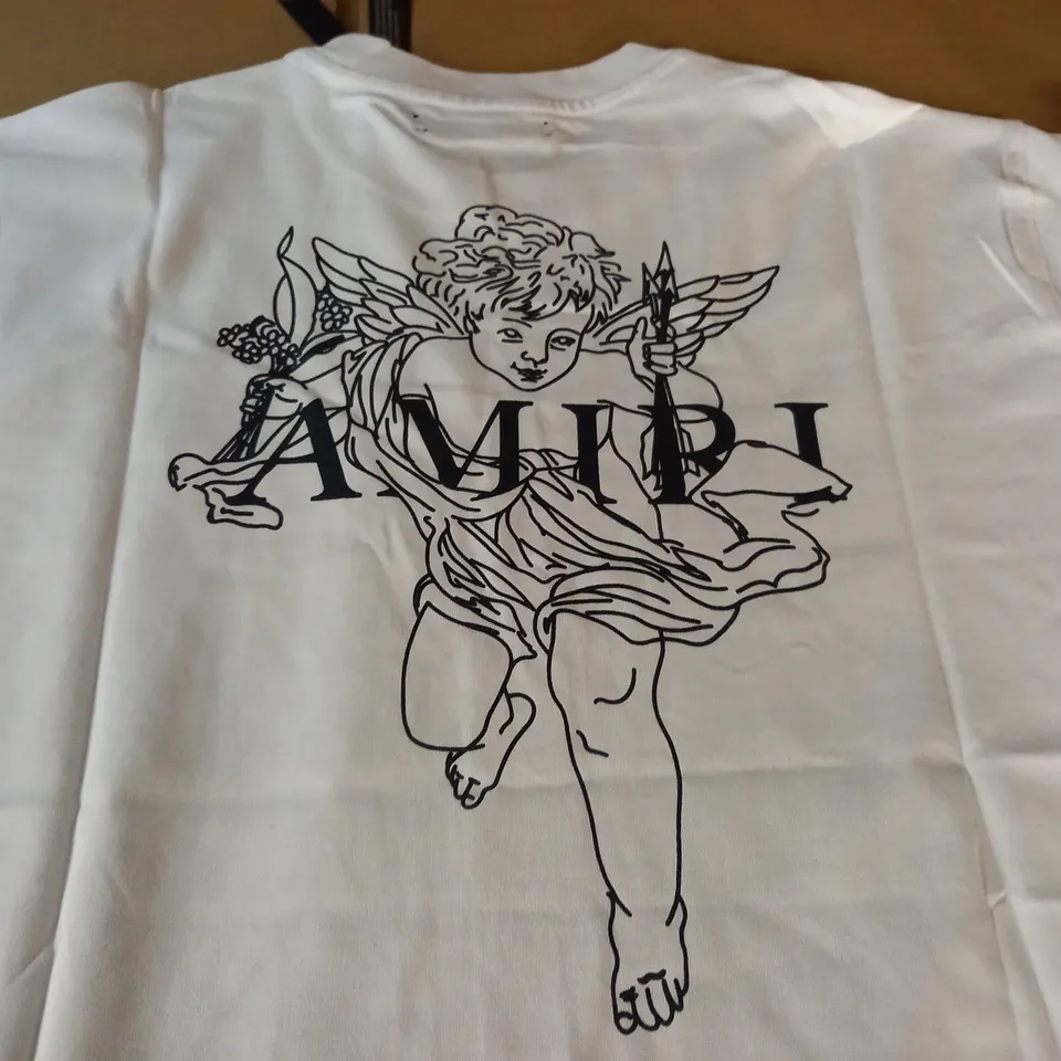 AMIRI WHITE T-SHIRT - LARGE