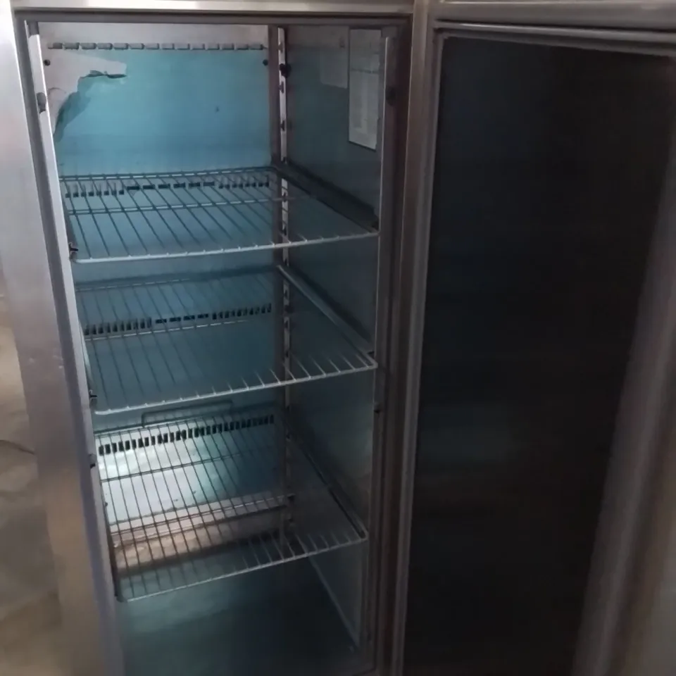 WILLIAMS HJ1SA STAINLESS STEEL SINGLE DOOR TALL LARDER FRIDGE