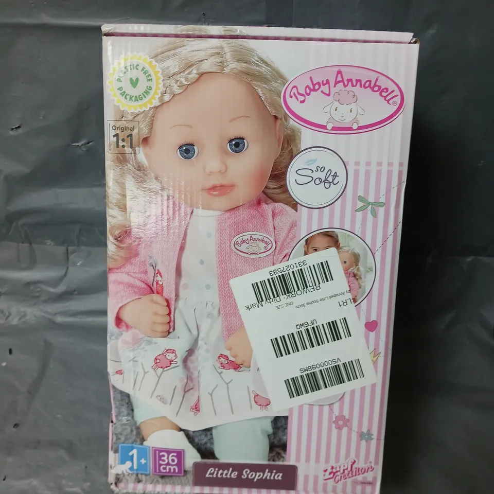 BABY ANNABELL LITTLE SOPHIA  RRP £34.99