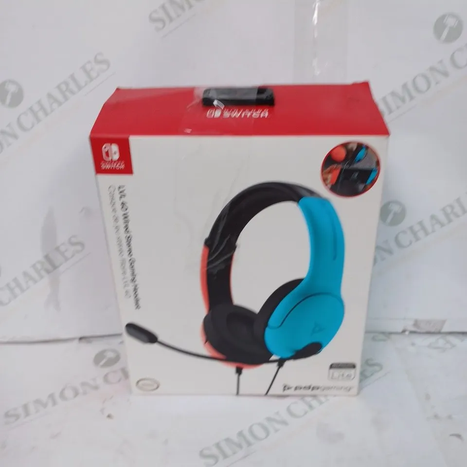 PDP NINTENDO SWITCH LVL 40 WIRED STEREO GAMING HEADSET 