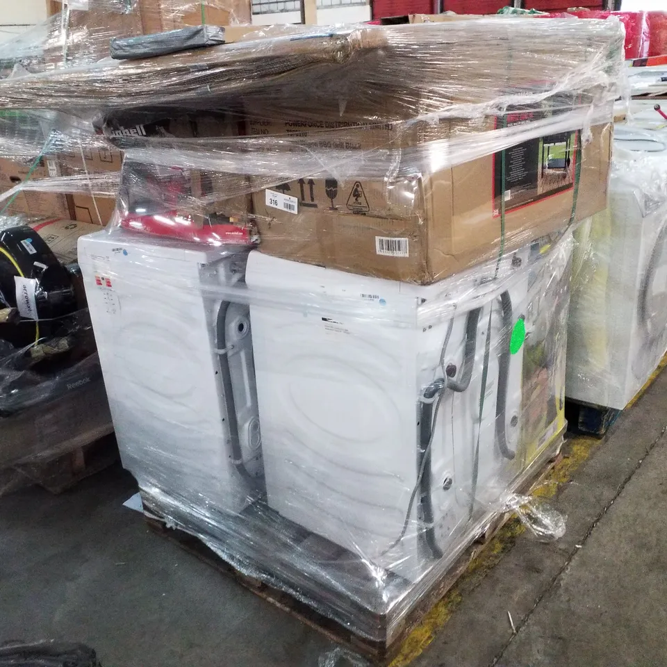 PALLET OF APPROXIMATELY 7 UNPROCESSED RAW RETURN GOODS TO INCLUDE;