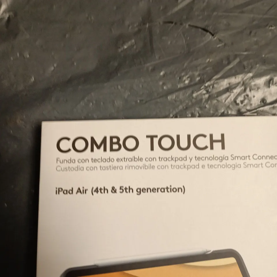 LOGITECH COMBO TOUCH KEYBOARD CASE FOR IPAD AIR (4TH & 5TH GENERATION) – BOXED