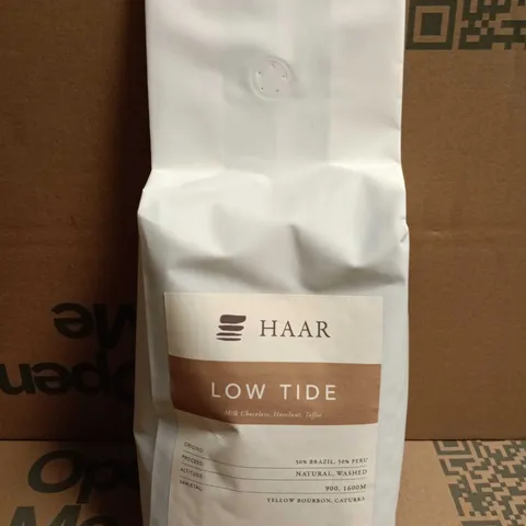 SEALED HAAR LOW TIDE MILK CHOCOLATE, HAZELNUT & TOFFEE COFFEE - 1KG