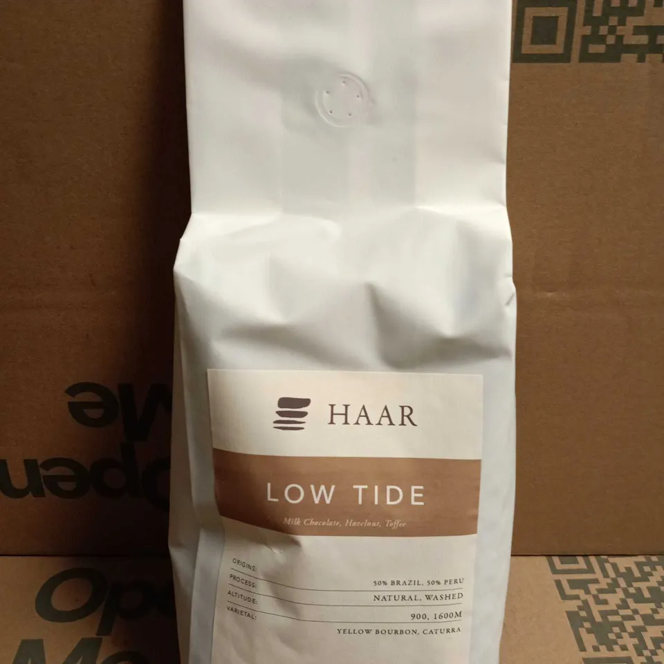 SEALED HAAR LOW TIDE MILK CHOCOLATE, HAZELNUT & TOFFEE COFFEE - 1KG