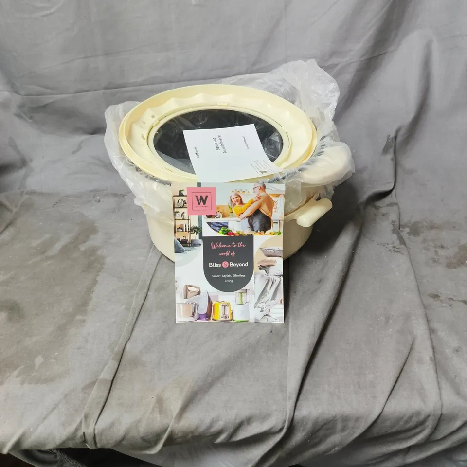 BLISS & BEYOND ELECTRIC HOT POT WITH STEAMER 