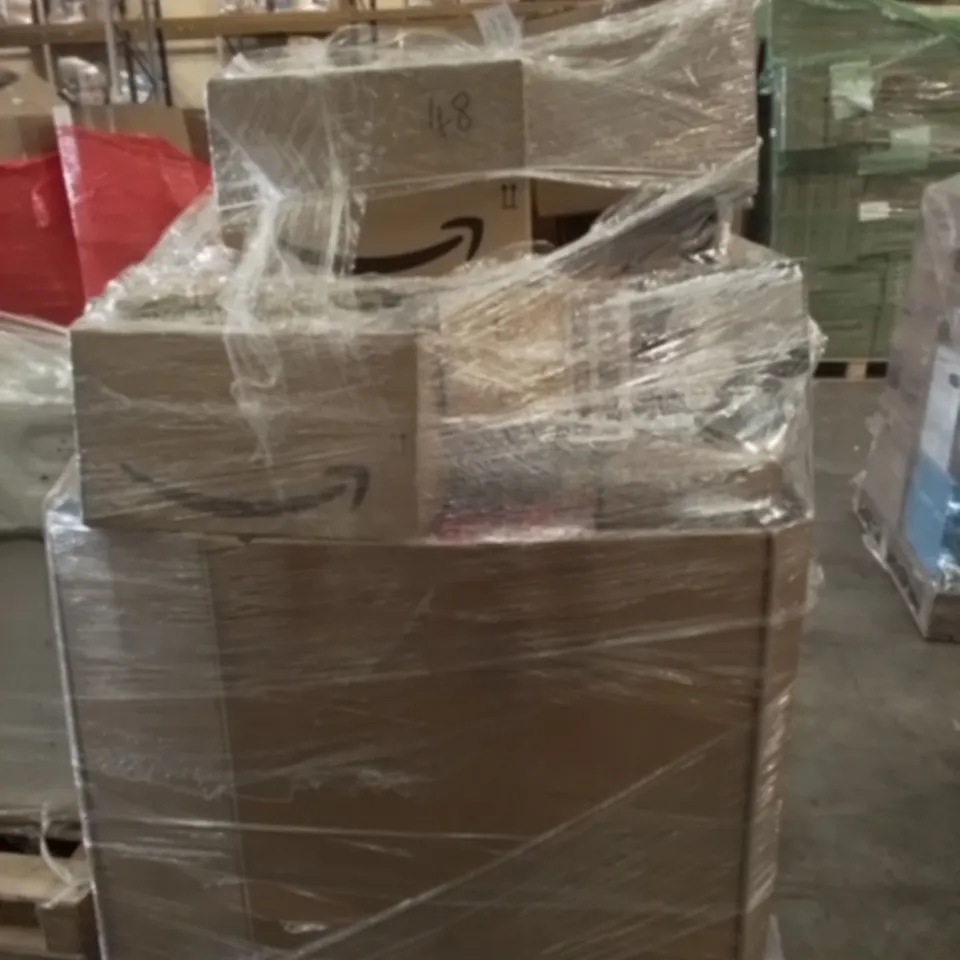 PALLET OF APPROXIMATELY 92 UNPROCESSED RAW RETURN HOUSEHOLD AND ELECTRICAL GOODS TO INCLUDE;