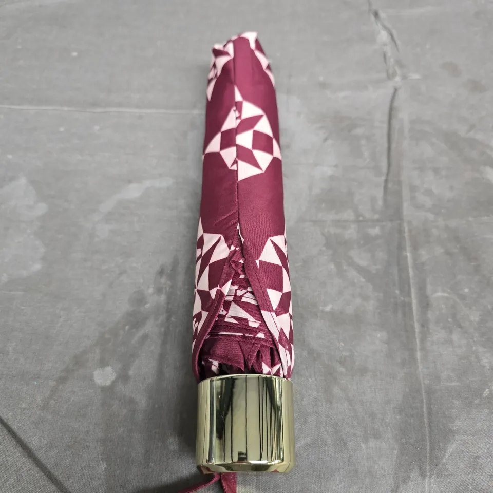 RADLEY LONDON WALLET & FOLDING UMBRELLA SET – MAROON