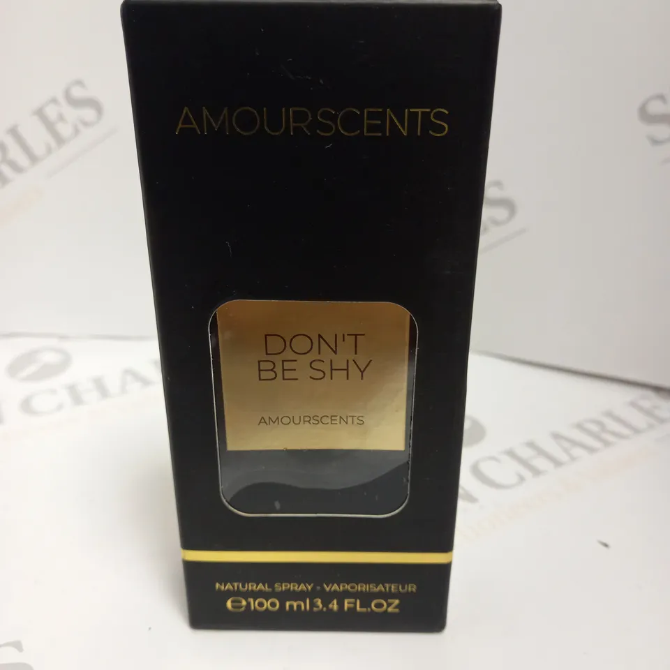 BOXED AMOURSCENTS DON'T BE SHY 100ML 