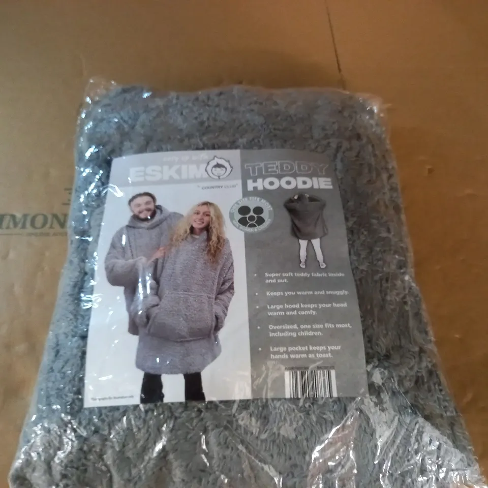 ESKIMO GREY TEDDY FLEECE - ONE SIZE