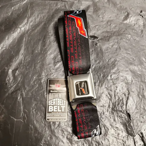 CORVETTE BUCKLE-DOWN AUTHENTIC SEAT BELT BELT