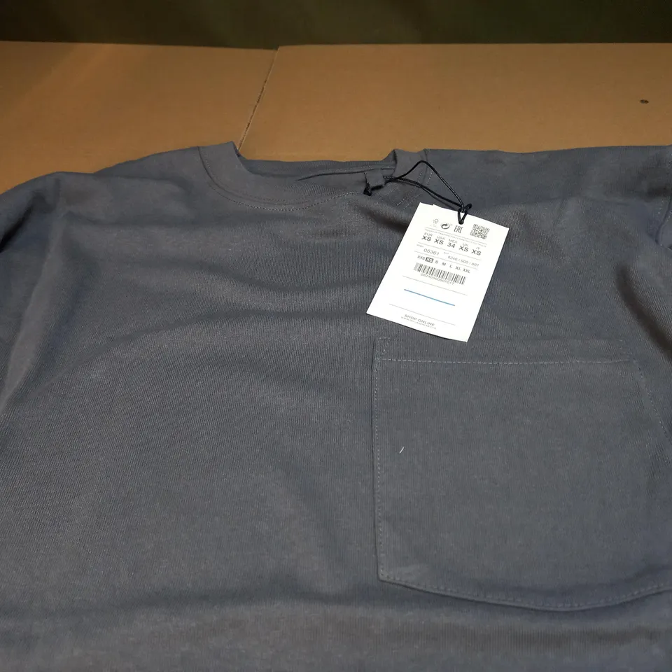 PULL & BEAR THIN JUMPER IN GREY - XS
