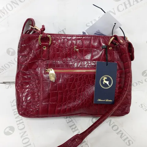 ASHWOOD CROC LEATHER MEDIUM MULTIWAY BAG