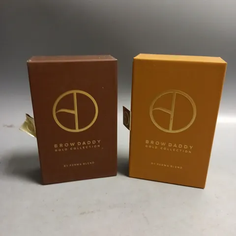 LOT OF 2 BROW DADDY BY PERMA BLEND GOLD COLLECTION