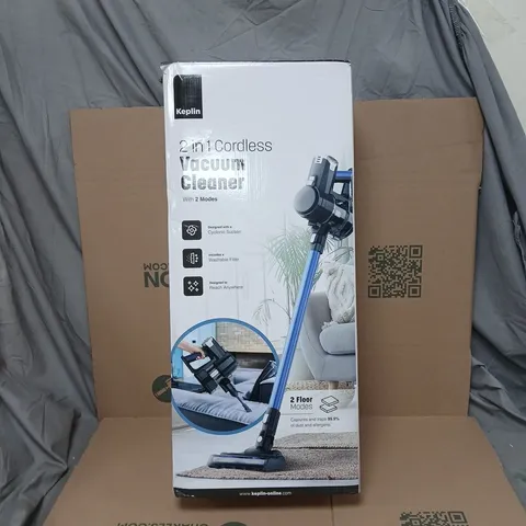 KEPLIN 2 IN 1 CORDLESS VACUUM CLEANER BOXED