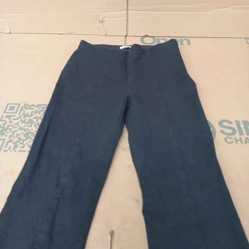 ARKET NAVY TROUSERS, UK 8 (EU 36)