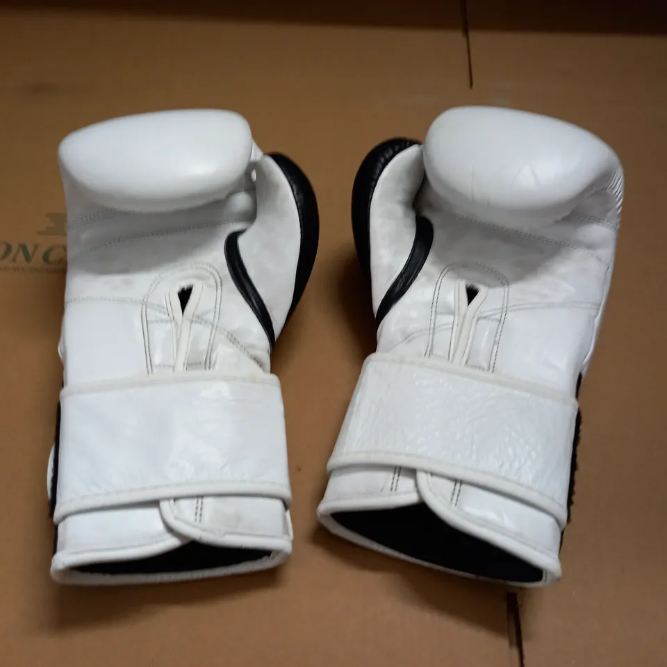 RINGSIDE PRO TRAINING GLOVES IN BLACK & WHITE