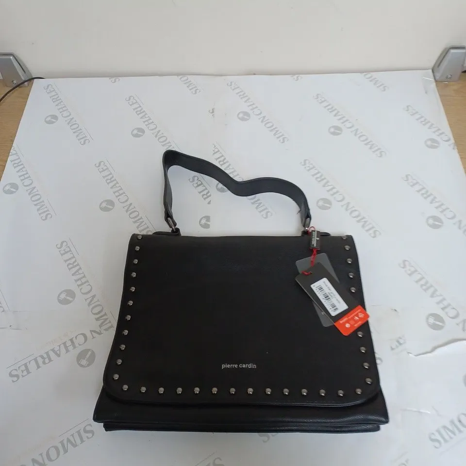 PIERRE CARDIN BLACK HAND BAG 