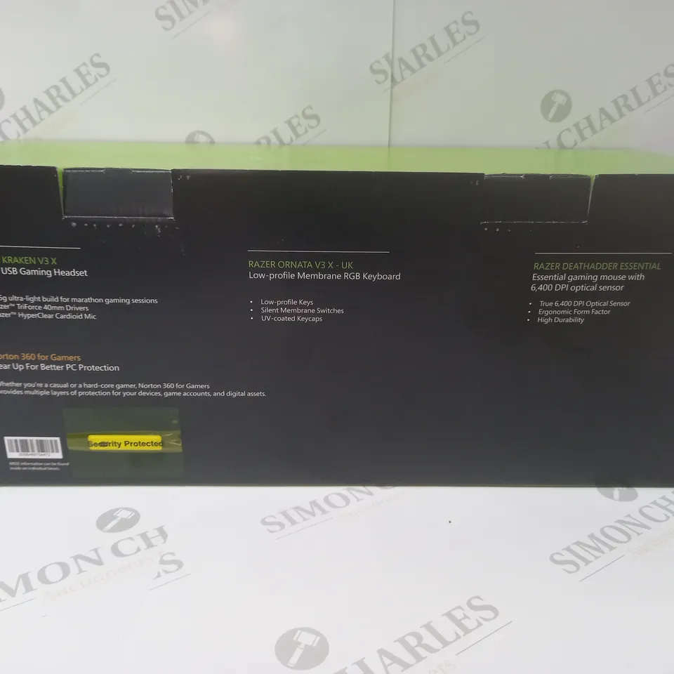 BRAND NEW BOXED RAZER GAMING BUNDLE 3 IN 1 TO INCLUDE - GAMING HEADSET, MEMBRANE RGB KEYBOARD AND ESSENTIAL GAMING MOUSE