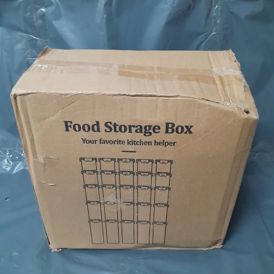 BOXED FOOD STORAGE BOXES - CLEAR