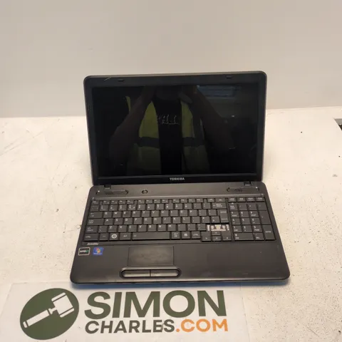 TOSHIBA SATELLITE C650D LAPTOP β BLACK, UK KEYBOARD (FAULTY: SCREEN DELAMINATION)