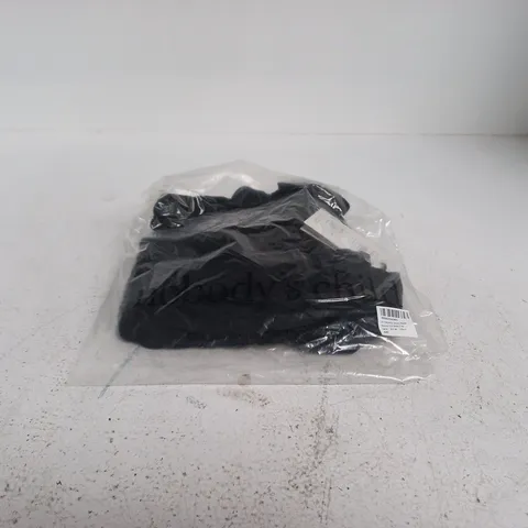 NOBODYS CHILD JERSEY BLACK SHIRRED TIE BACK TOP UK 8