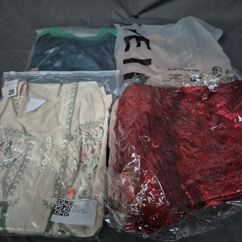 APPROXIMATELY 25 ASSORTED CLOTHING AND FASHION PRODUCTS IN VARIOUS STYLES AND SIZES - COLLECTION ONLY