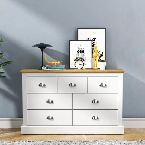 BOXED OCTAVE 7-DRAWER CHEST OF DRAWERS (1 BOX)