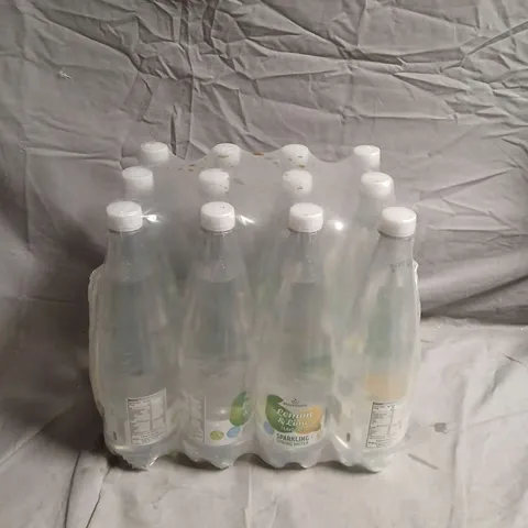 12 X 500ML SPARKLING WATER BOTTLES – LEMON & LIME FLAVOUR - COLLECTION ONLY