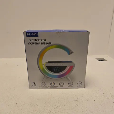 LED WIRELESS CHARGING SPEAKER BT-3401 BOXED