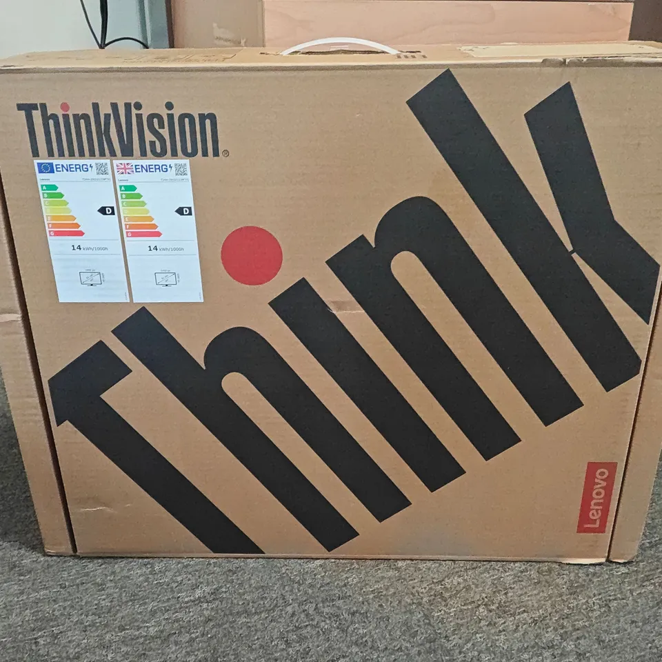 BOXED LENOVO THINKVISION LED BACKLIGHT FLAT PANEL MONITOR - TM24M29