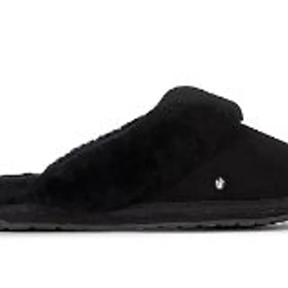EMU NEST JOLIE SHEEPSKIN SLIPPERS BLACK SIZE 5