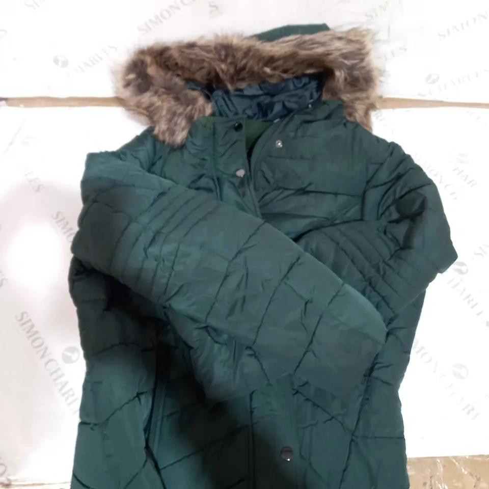 CENTIGRADE FAUX DOWN COAT (JADE)