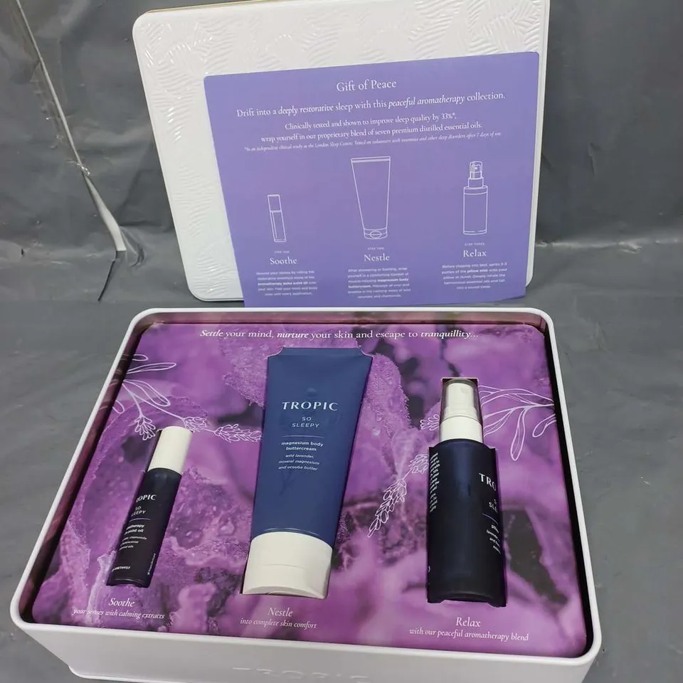 TROPIC GIFT OF PEACE SKINCARE SET