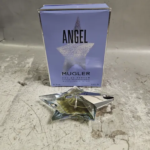 BOXED MUGLER ANGEL EAU DE PARFUM REFILLABLE STAR 25ML