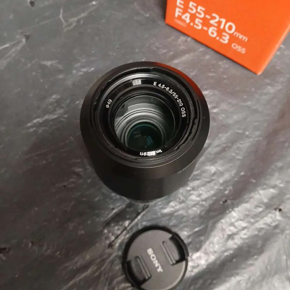 SONY E 55-210MM F/4.5-6.3 OSS ZOOM LENS FOR SONY E-MOUNT – BOXED