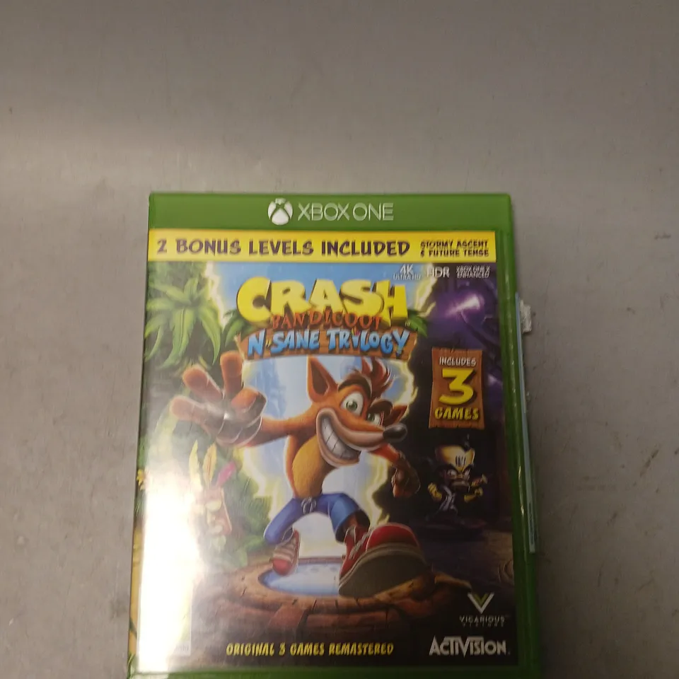CRASH BANDICOOT N-SANE TRILOGY FOR XBOX ONE