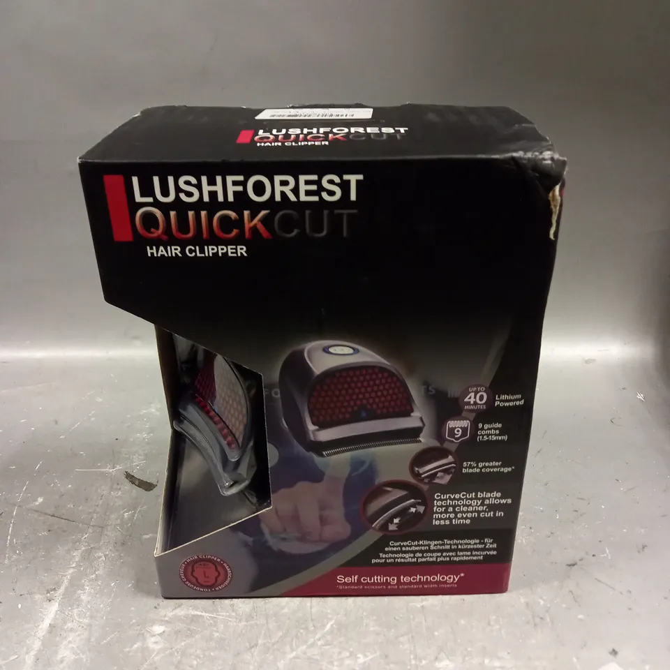 BOXED SEALED LUSHFOREST QUICKCUT HAIR CLIPPER 