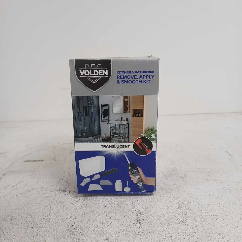 VOLDEN KITCHEN AND BATHROOM REMOVE/APPLY/SMOOTH KIT TRANSLUCENT BOXED