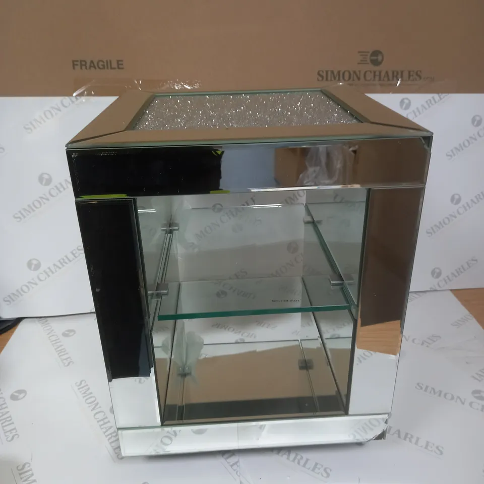 JULIAN MCDONALD MIRRORED SIDE TABLE / COLLECTION ONLY