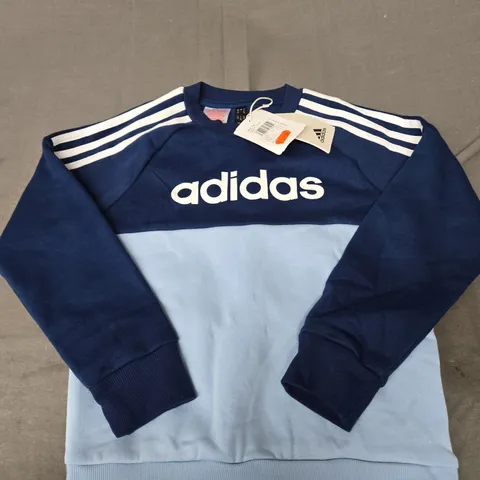 KIDS ADIDAS LOGO JUMPER SIZE 6-7 YEARS