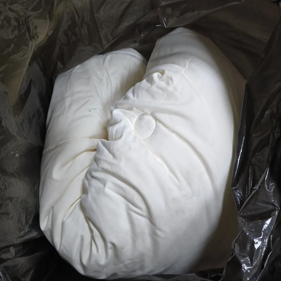 CAGE OF 4 PILLOWS AND ONE DUVET - DUVET SIZE NOT SPECIFIED
