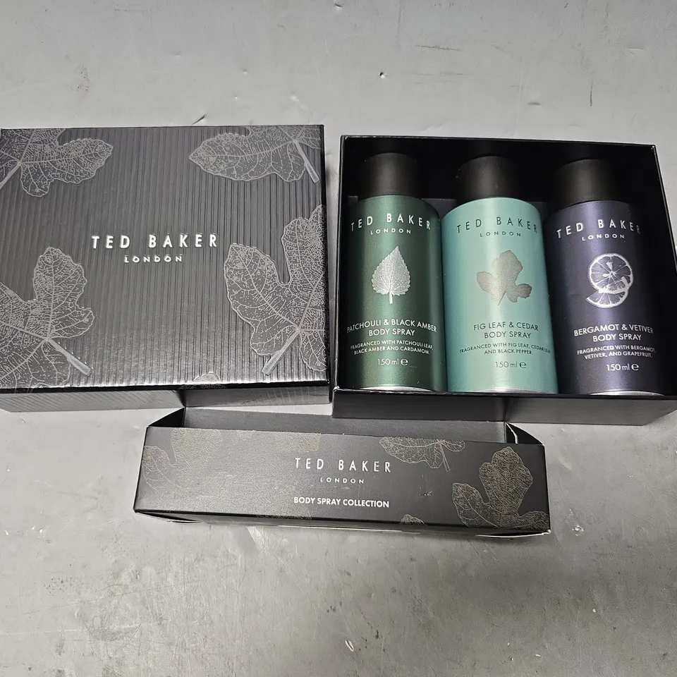 TED BAKER LONDON BODY SPRAY COLLECTION 