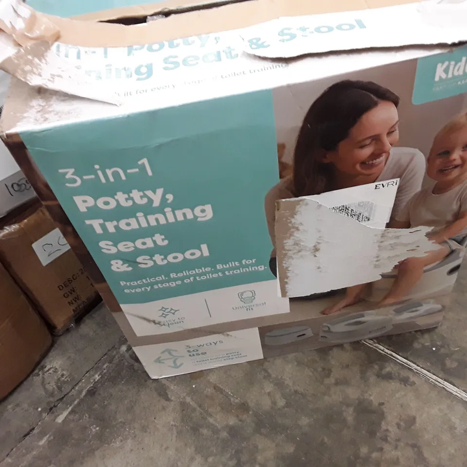 BOXED KEPLIN 3IN1 POTTY TRAINING SEAT AND STOOL