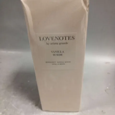 BOXED AND SEALED LOVENOTES BY ARIANNA GRANDE VANILLA SUEDE EAU DE PARFUM 125ML